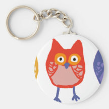 Owl of us keychain