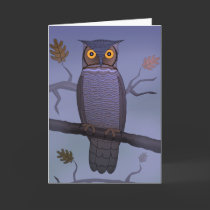 Owl on Branch cards