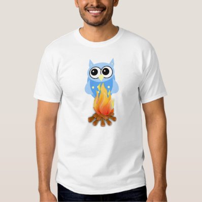 Owl on Fire T-shirt