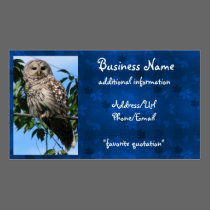 Owl On Wire business cards