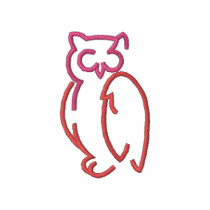 Owl Outline embroidered shirts by ZazzleEmbroidery Owl Outline embroidered shirts