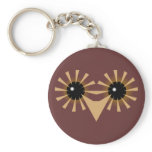 Owl owl face owl face keychain