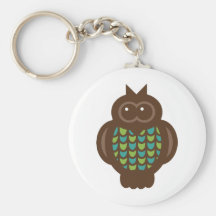 Owl Owls Bird Birds Cute Cartoon Animal Keychain