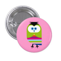 Owl Owls Bird Cute Colorful Cartoon Animal Pins