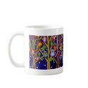 Owl Party Whimsical Folk Art mugs by reniebritenbucher Owl Party Whimsical Folk Art mugs