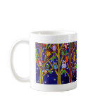 Owl Party Whimsical Folk Art mugs