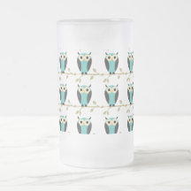 Owl Pattern Coffee Mug