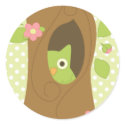 Owl Peeking stickers
