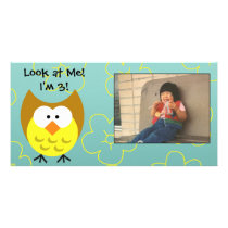 Owl Photo Card photo cards by KawaiiKids Owl Photo Card photo cards