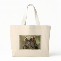 Owl Photo Jumbo Tote Bag