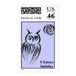 Owl Pictogram Postage