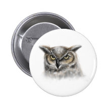 owl pinback buttons