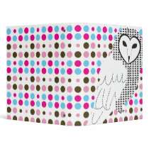 Owl Polka Dots Binder