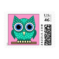 owl postage stamp