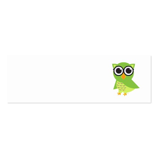 Owl Profile Card Business Card Templates