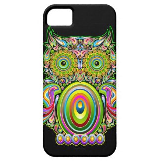Owl Psychedelic Popart iPhone 5 Cases