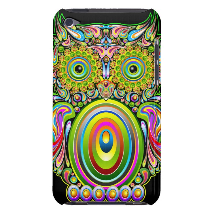 Owl Psychedelic Popart Ipod Touch Case Zazzle