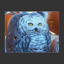Owl Pumpkin postcards