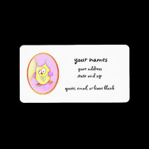 owl ramed label