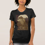 Owl  Reading by Moonlight T-shirts