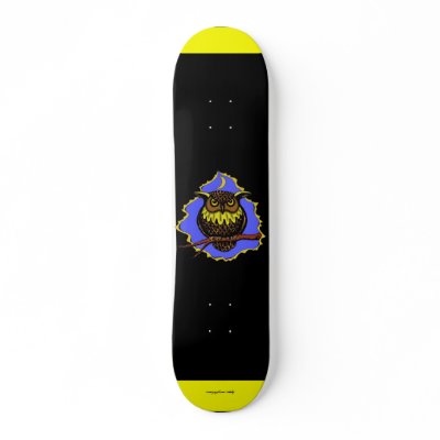 Owl skateboard design by vitaliy