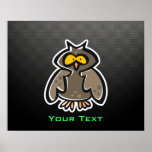 Owl; Sleek Print