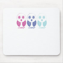 Owl stamp mousepads