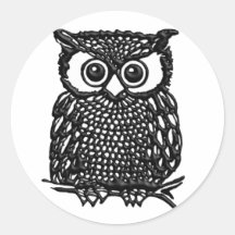 Owl Stickers