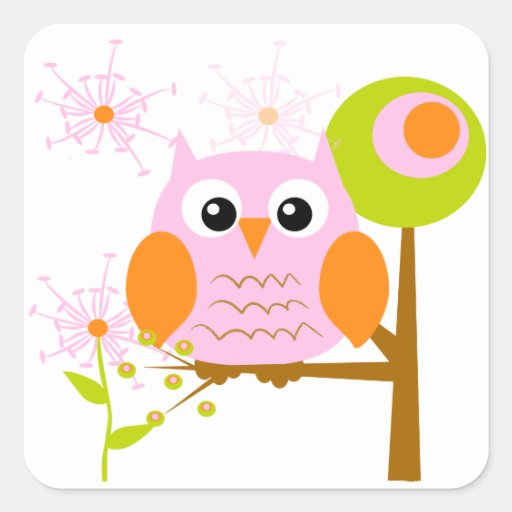 Owl Stickers Zazzle