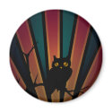 Owl Sunset Magnet