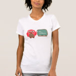 Owl Teacher At Chalkboard Personalized Shirt