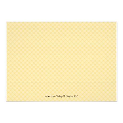 Owl Themed Baby Shower Invites Invitations Yellow