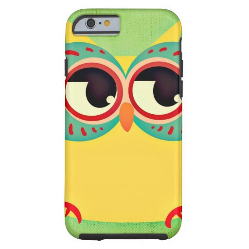 Owl Tough Iphone 6 Case Zazzle 8957