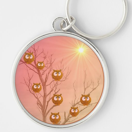 Owl Tree Premium Keychain