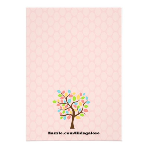 Owl Who's Having a Baby Girl babyShower Invitation