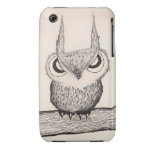 Owl with Attitude - Hard Case iPhone 3 Covers