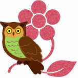 Owl with flower design cut outs