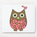 Owl WIth Love mousepads