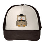 Owl with Mustache and Hat
