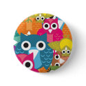 owlish buttons by teeegs owlish buttons
