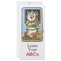 OWLphabet Customized Rack Card