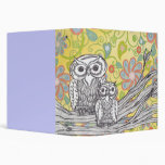 Owls 03 vinyl binders