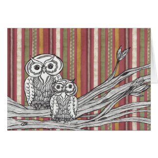 Owls 06 Gift card card