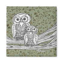 Owls 10 magnets
