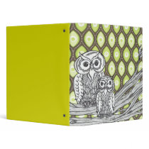 Owls 11 Binder by kewzoo Owls 11 Binder