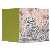 Owls 15 Binder
