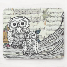 Owls 22 Mouse pad