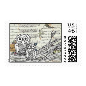 Owls 23 Postage stamp