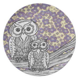 Owls 27 Plate plate