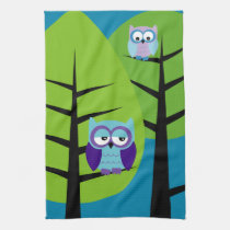 owls 2 American MoJo Kitchen Towel kitchen towels